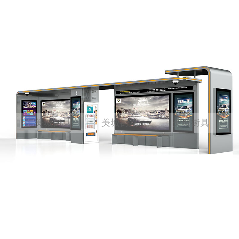 候車(chē)亭效果圖 候車(chē)亭效果圖