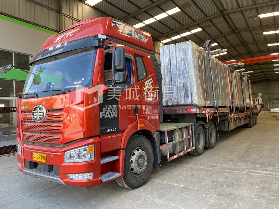 2022.9.30美城街具供應(yīng)咸陽第三車候車亭發(fā)貨記錄 2022.9.30美城街具供應(yīng)咸陽第三車候車亭發(fā)貨記錄