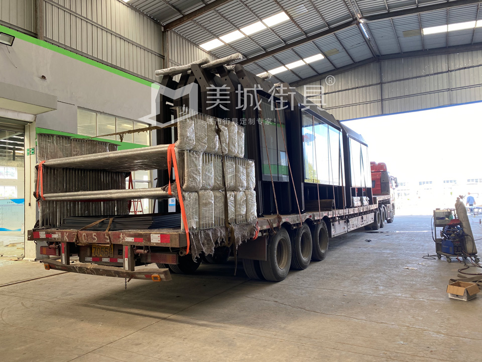 2022.9.30美城街具供應(yīng)咸陽第三車候車亭發(fā)貨記錄 2022.9.30美城街具供應(yīng)咸陽第三車候車亭發(fā)貨記錄